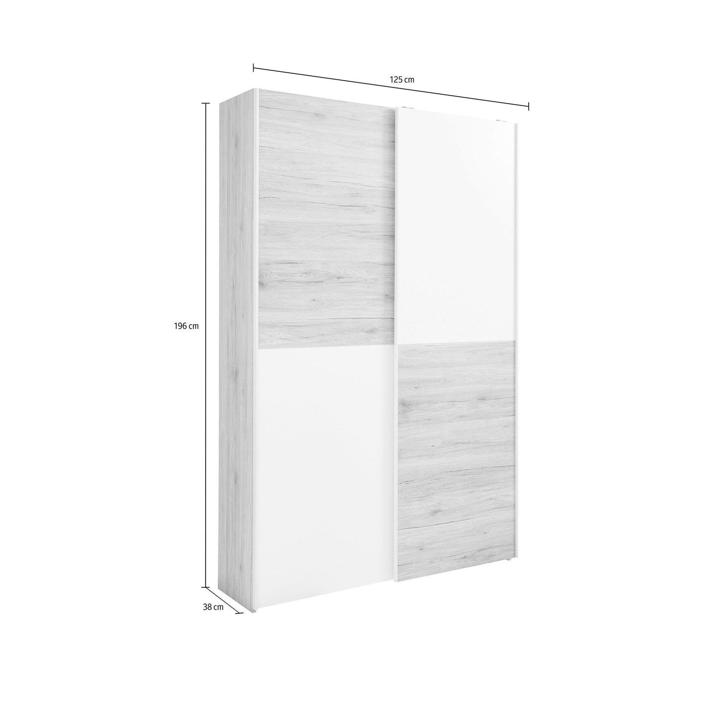 Sliding Door Wardrobe space-saving due to low depth