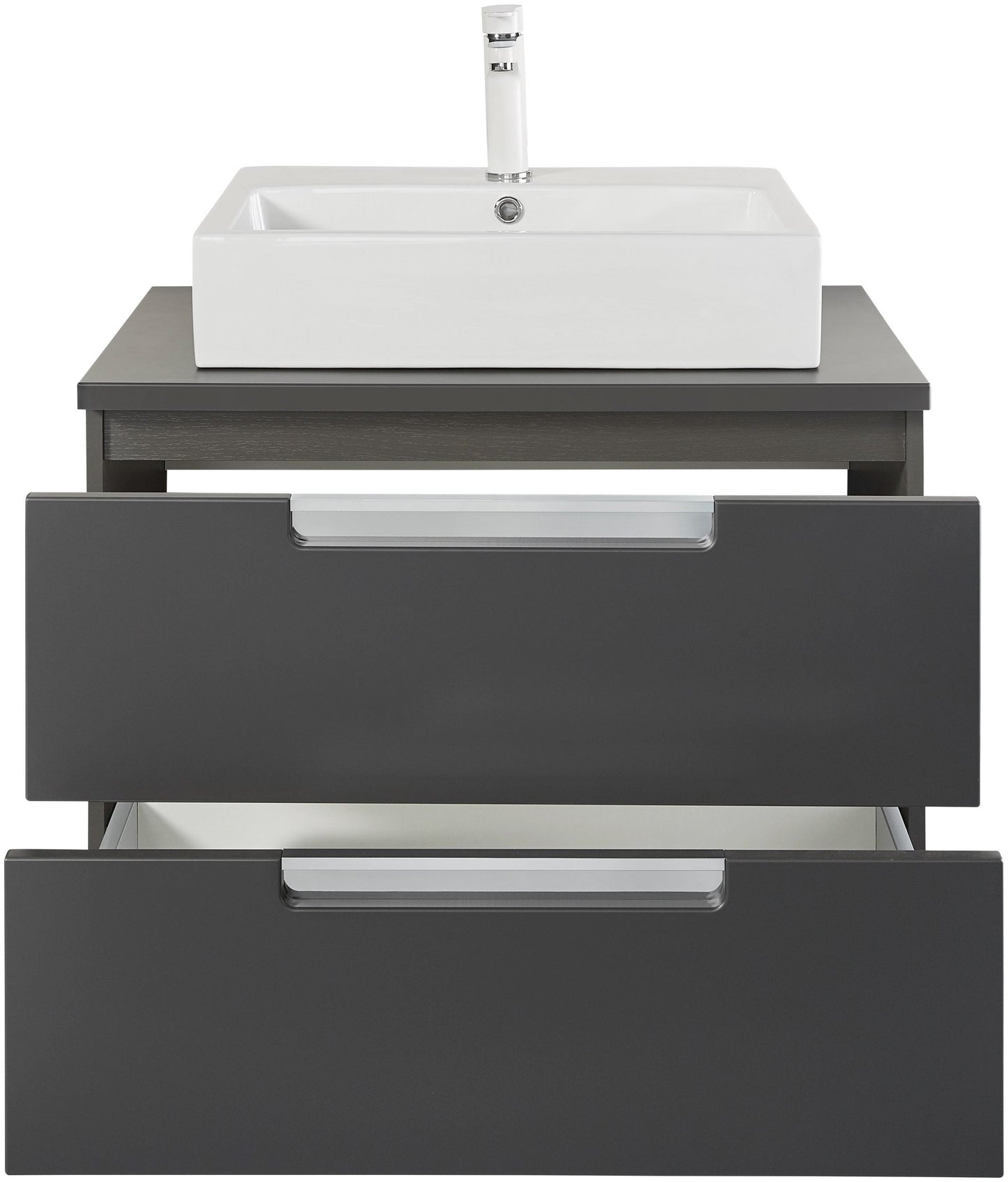 “Malibu” Washbasin Graphite 80x47 cm from Welltime