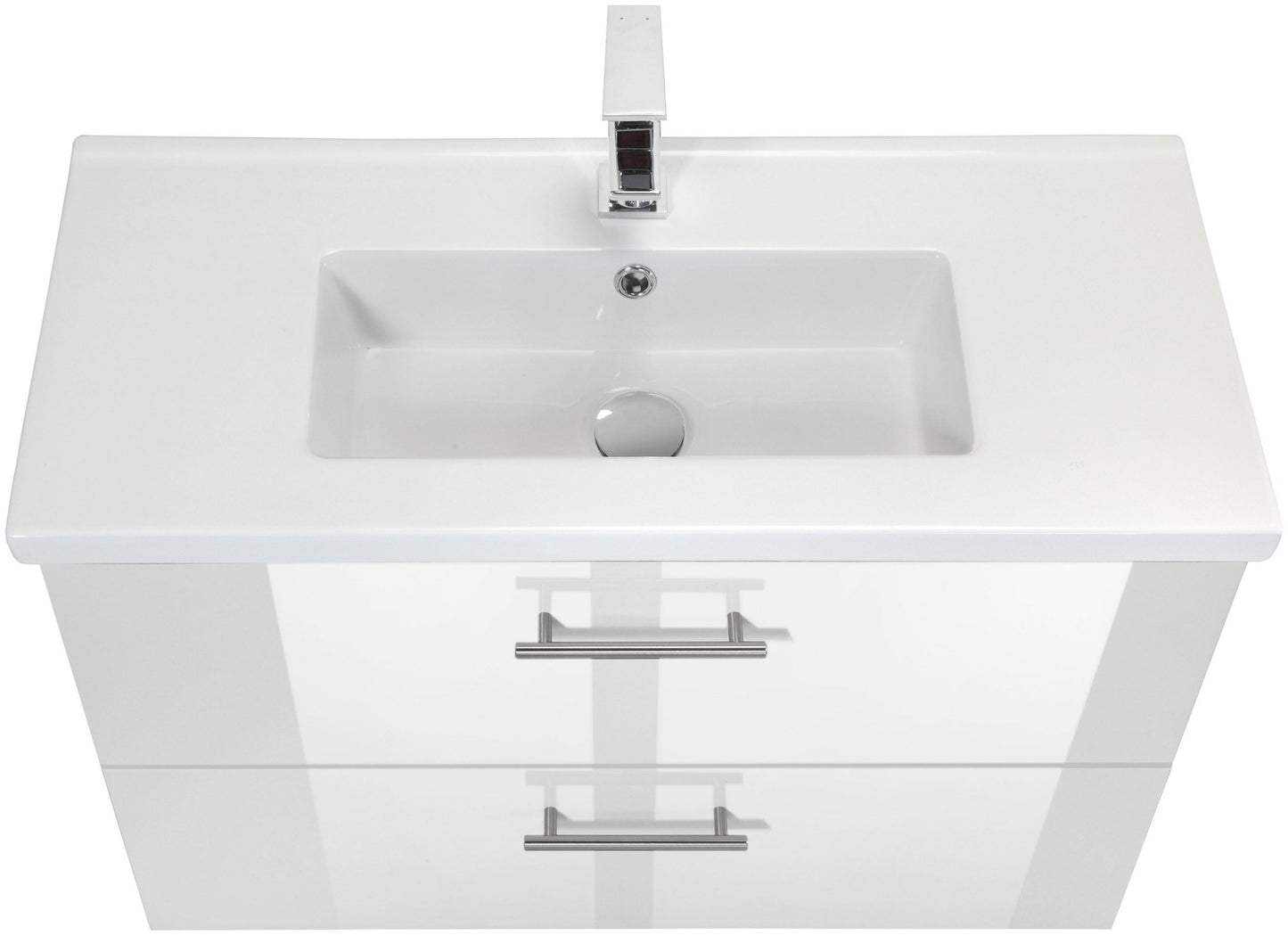 “Trento” Washbasin white 80x36 cm from HELD MÖBEL