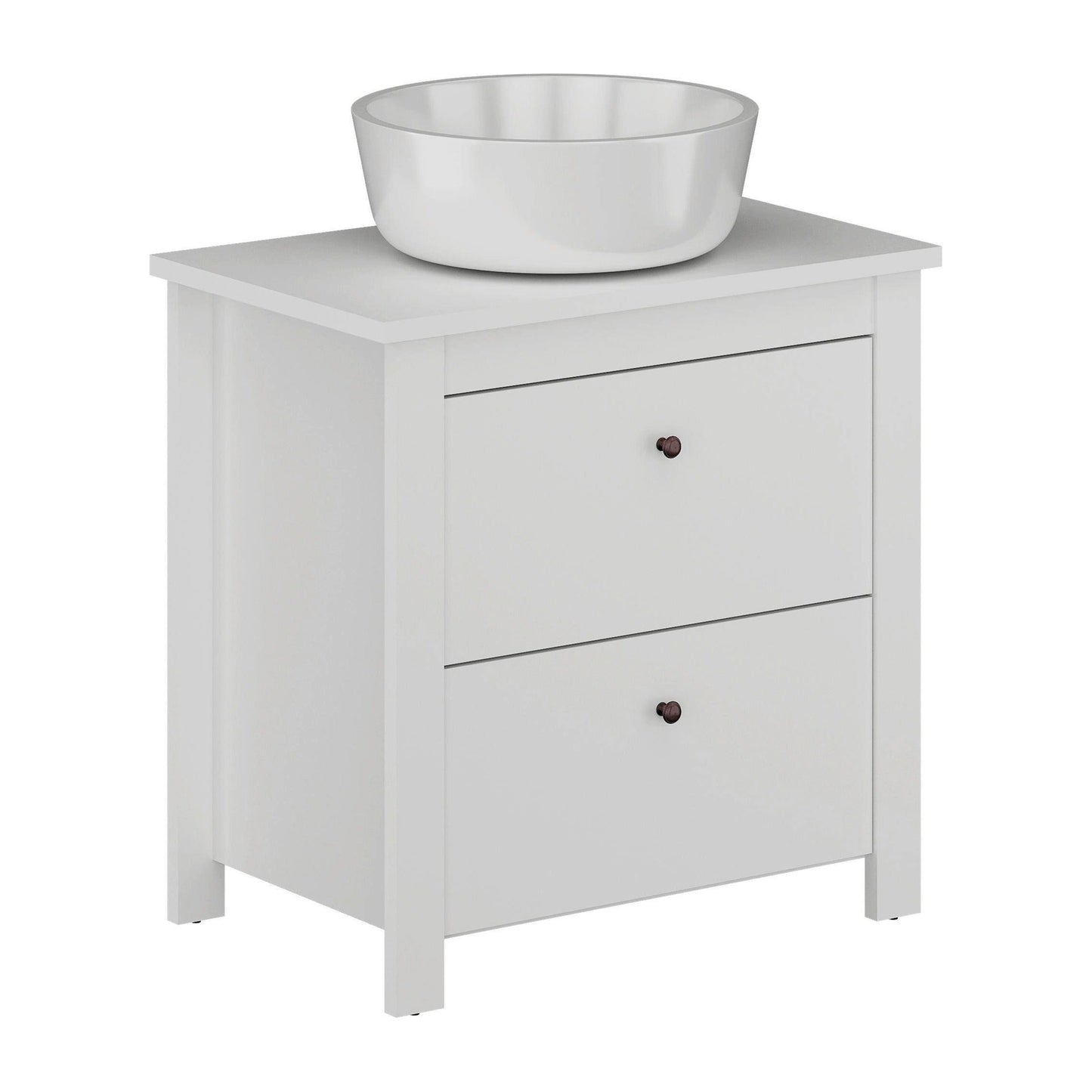 Washbasin 73 X 45,5 X 72,5 with 2 dawers from Welltime