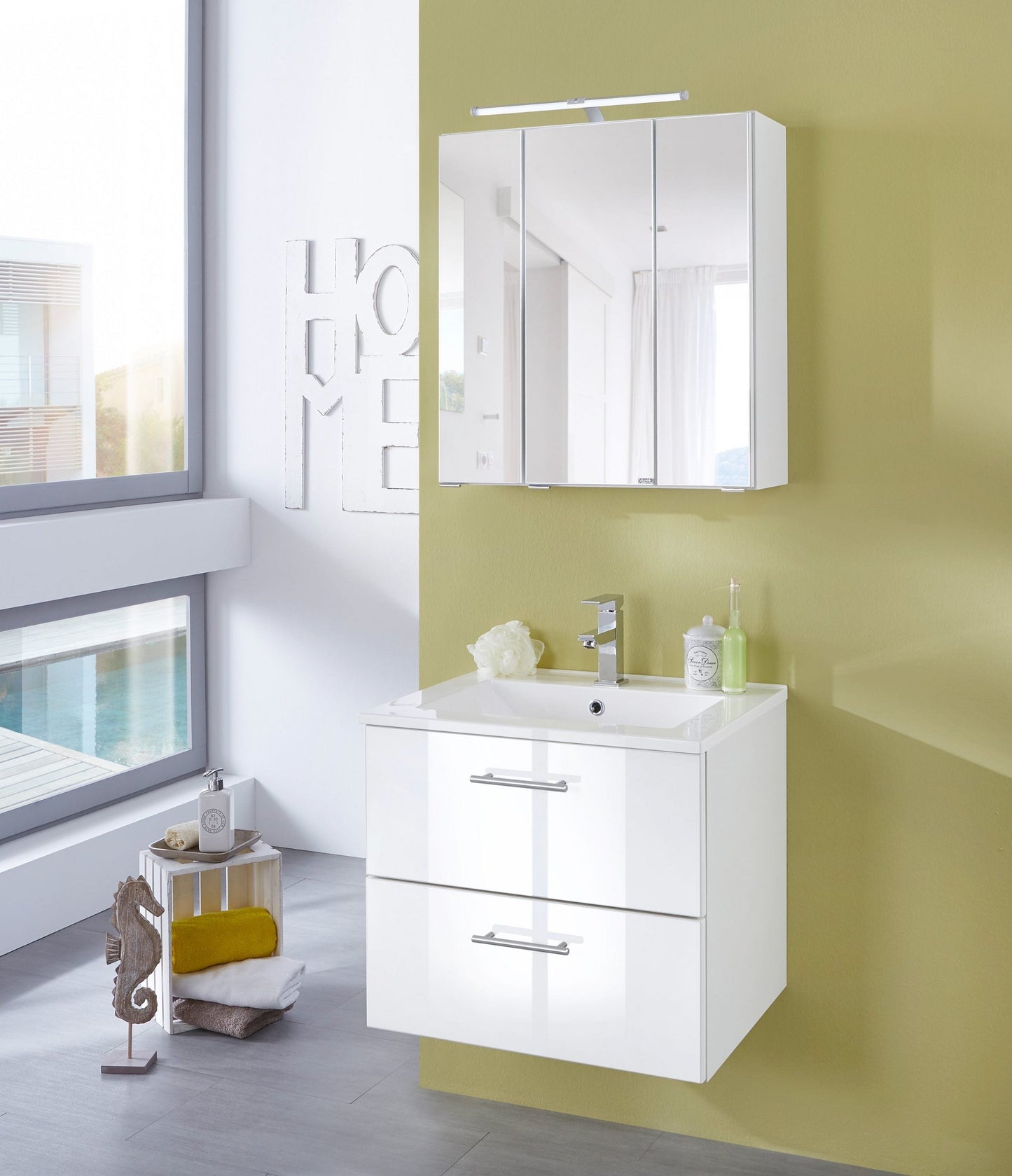 "Trento" Washbasin 60x47 cm White from HELD MÖBEL