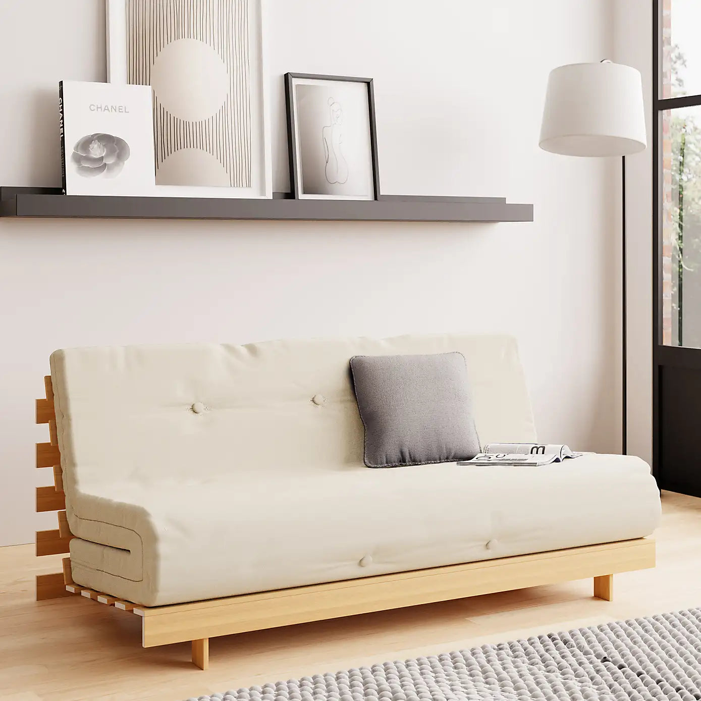 Sofa Bed Beige