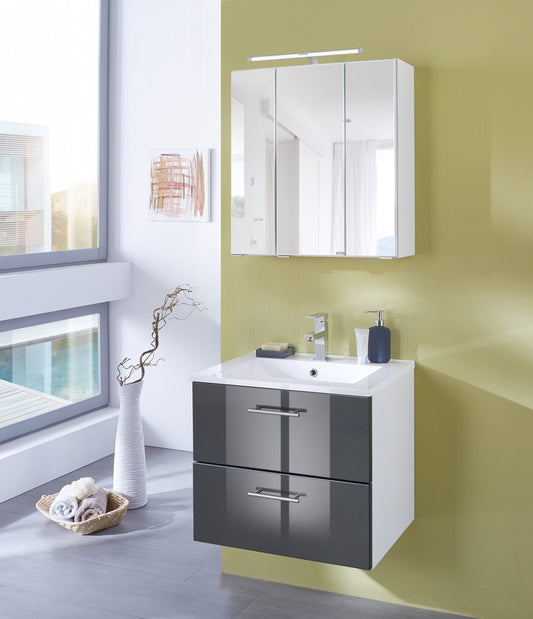 "Trento" Washbasin Black 60x47 cm