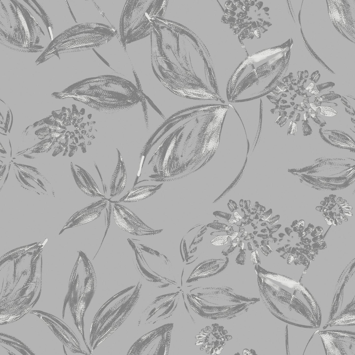 “FLOWER” Curtain gray color from DELAVITA