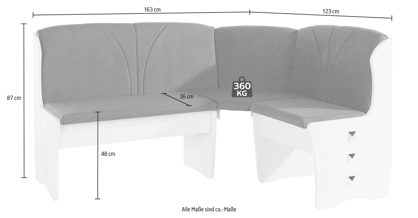 "Paris" Corner Bench INOSIGN