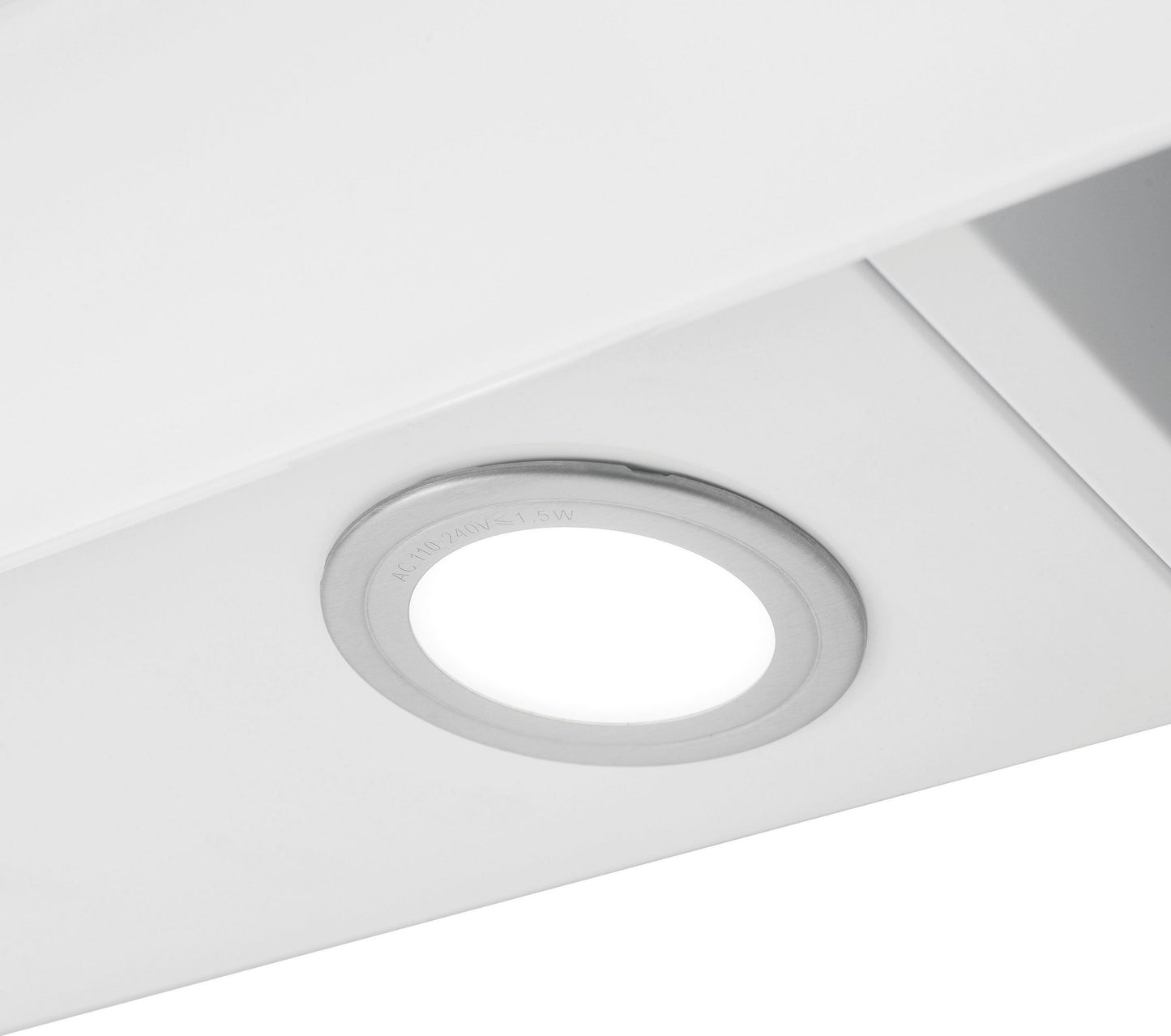 Sloped Extractor Hood, White, CH 22010 WBZ, 60 cm