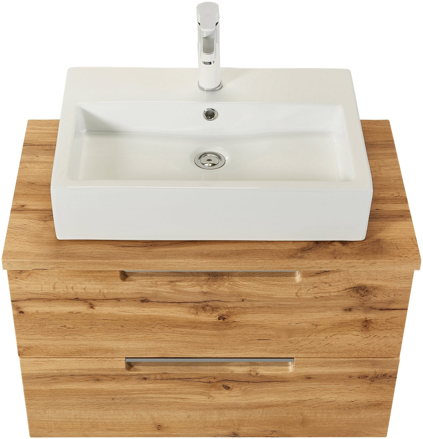 “Malibu” Washbasin oak 80x47 cm from Welltime