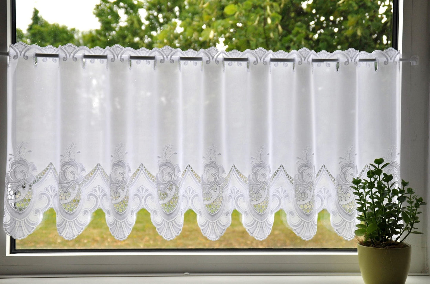 "Anika" Panel Curtain from Stickereien Plauen