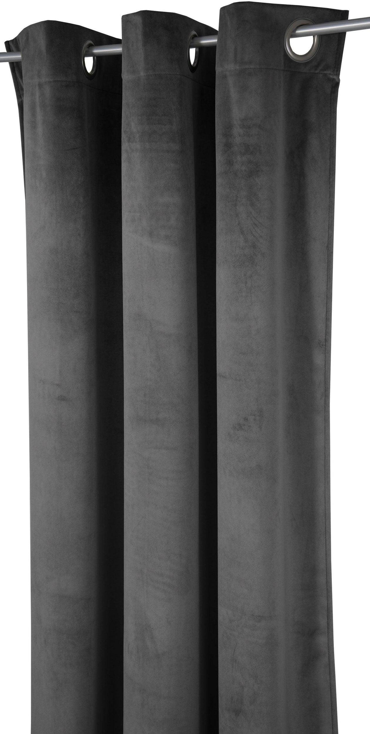 French Velvet Curtain gray color from TOM TAILOR HOME