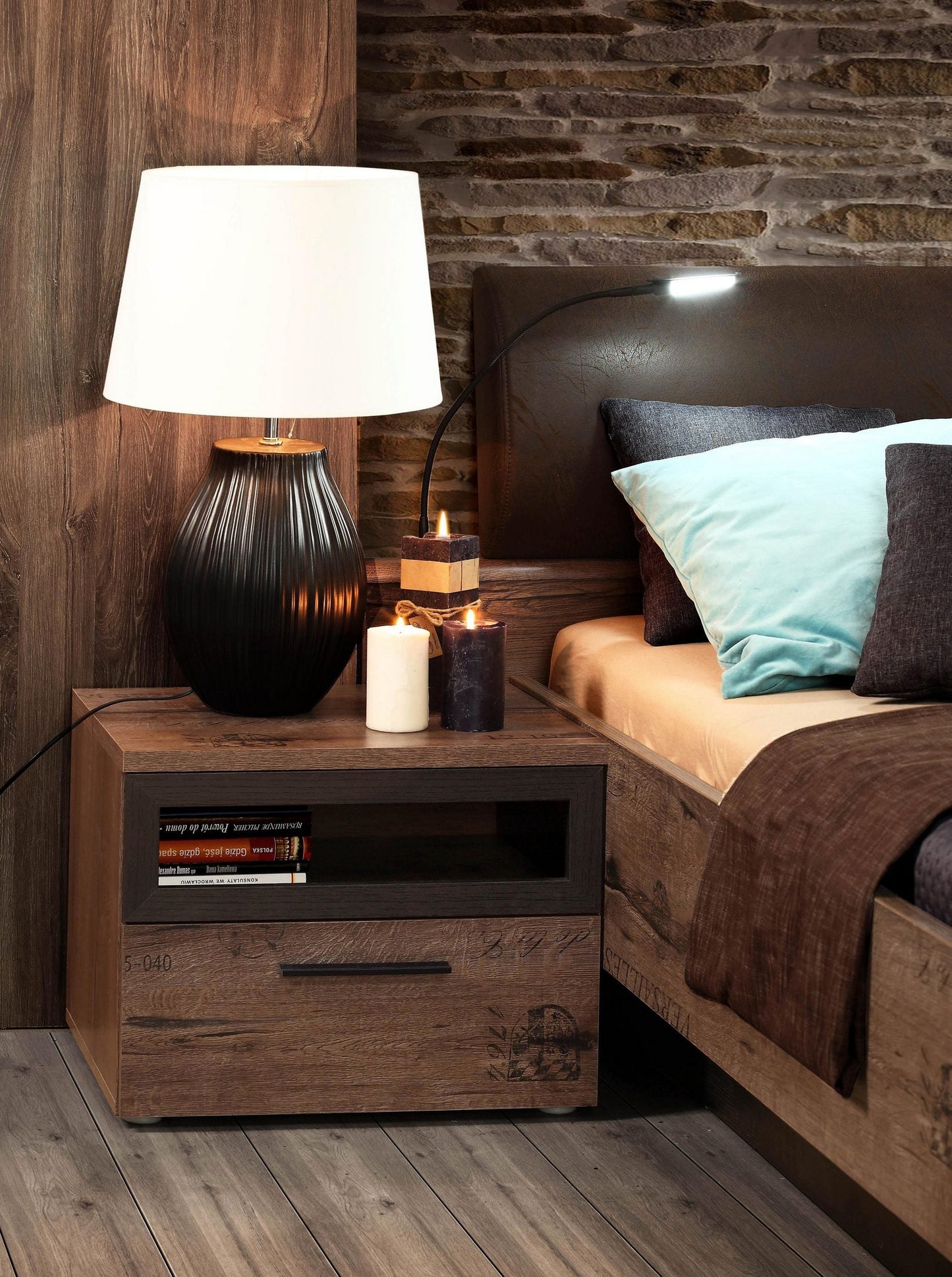 “Jacky” Bedside Table from FORTE