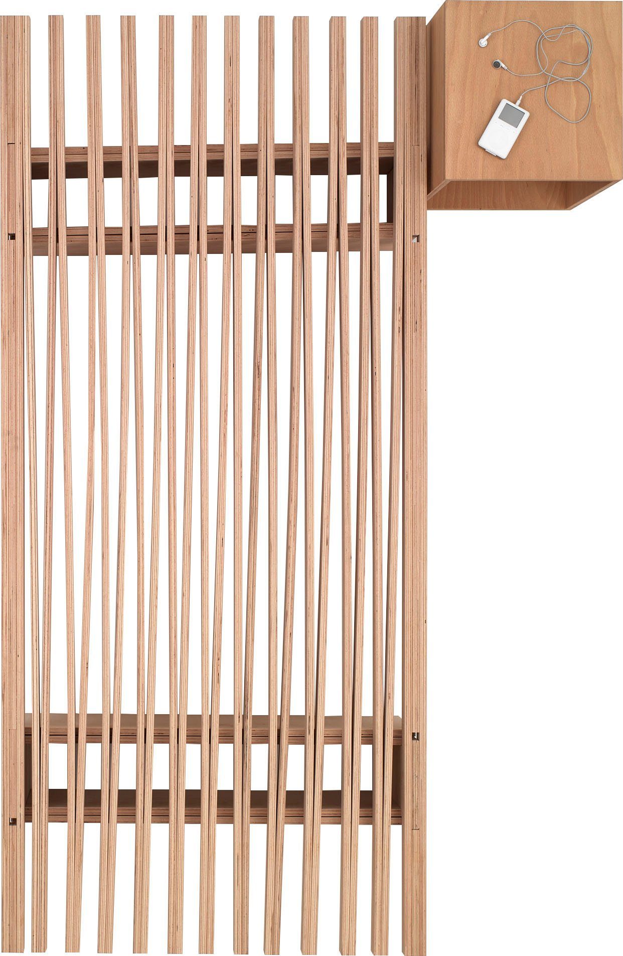 "Tojo-v" Tojo Futon Bed, extendable from 90 - 172 cm