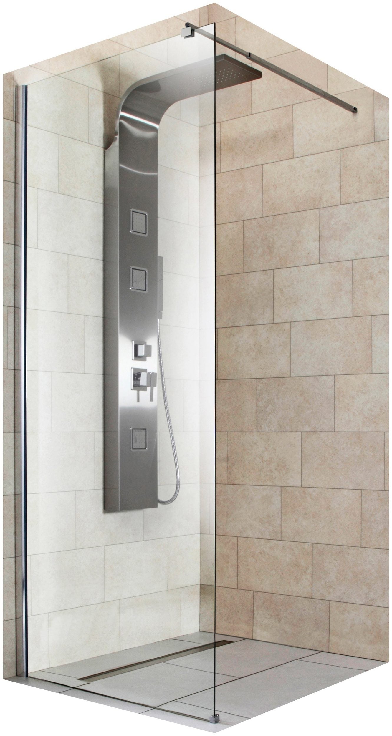 Walk-in shower 90x190 cm from Welltime