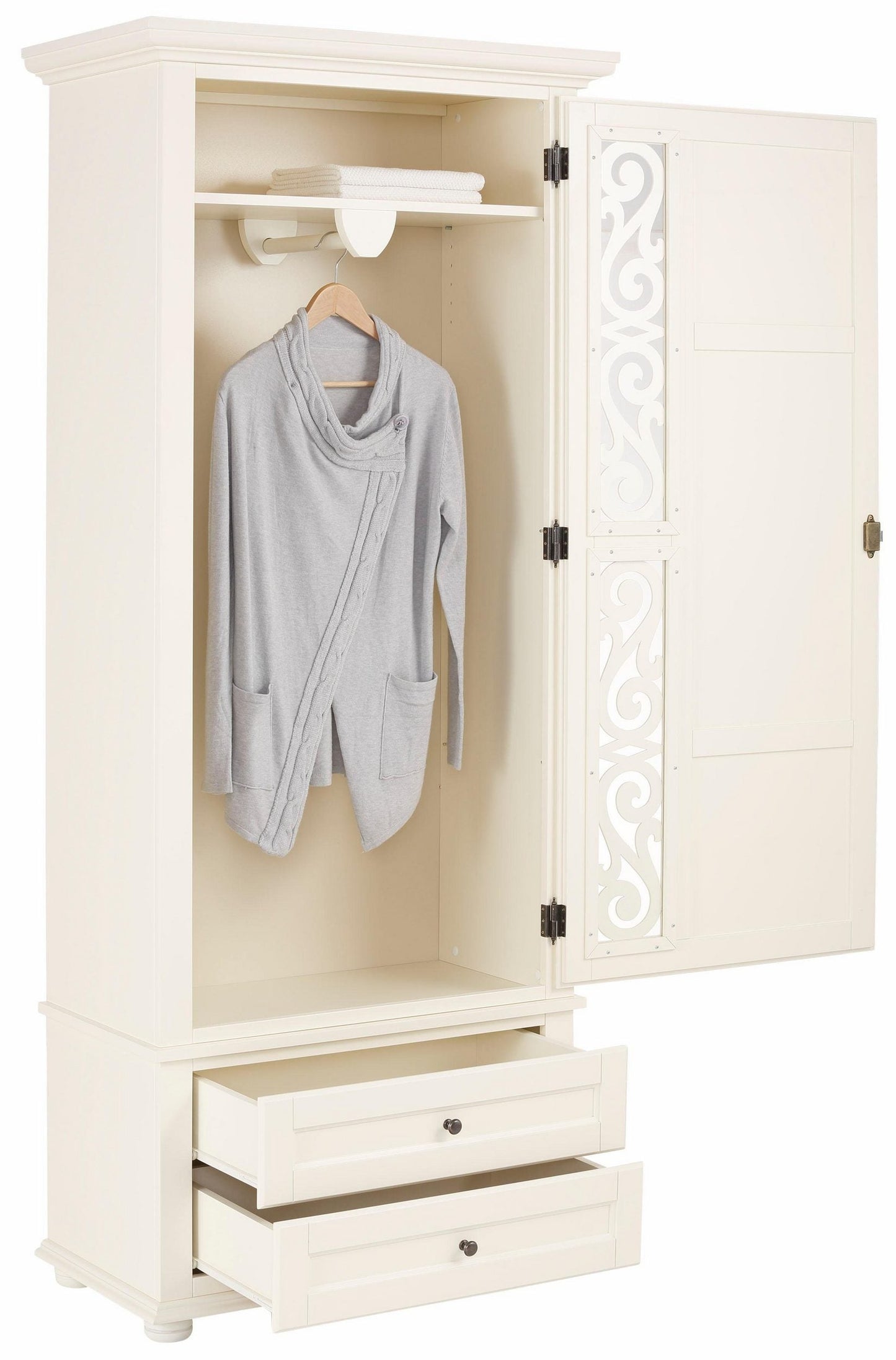 "Arabeske" wardrobe with a beautiful decorative pattern on the door