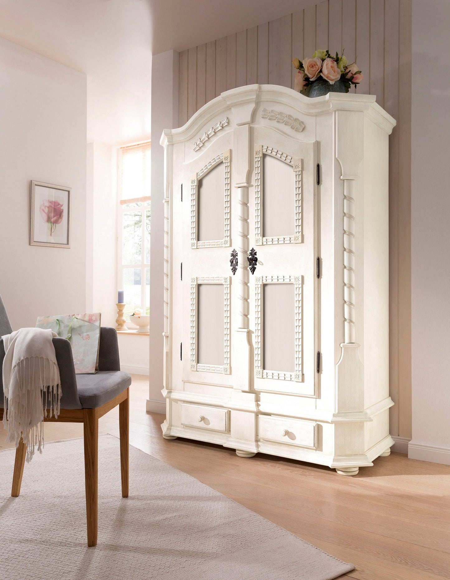 "Sophia" Solid Wood Wardrobe from the Home affaire brand.