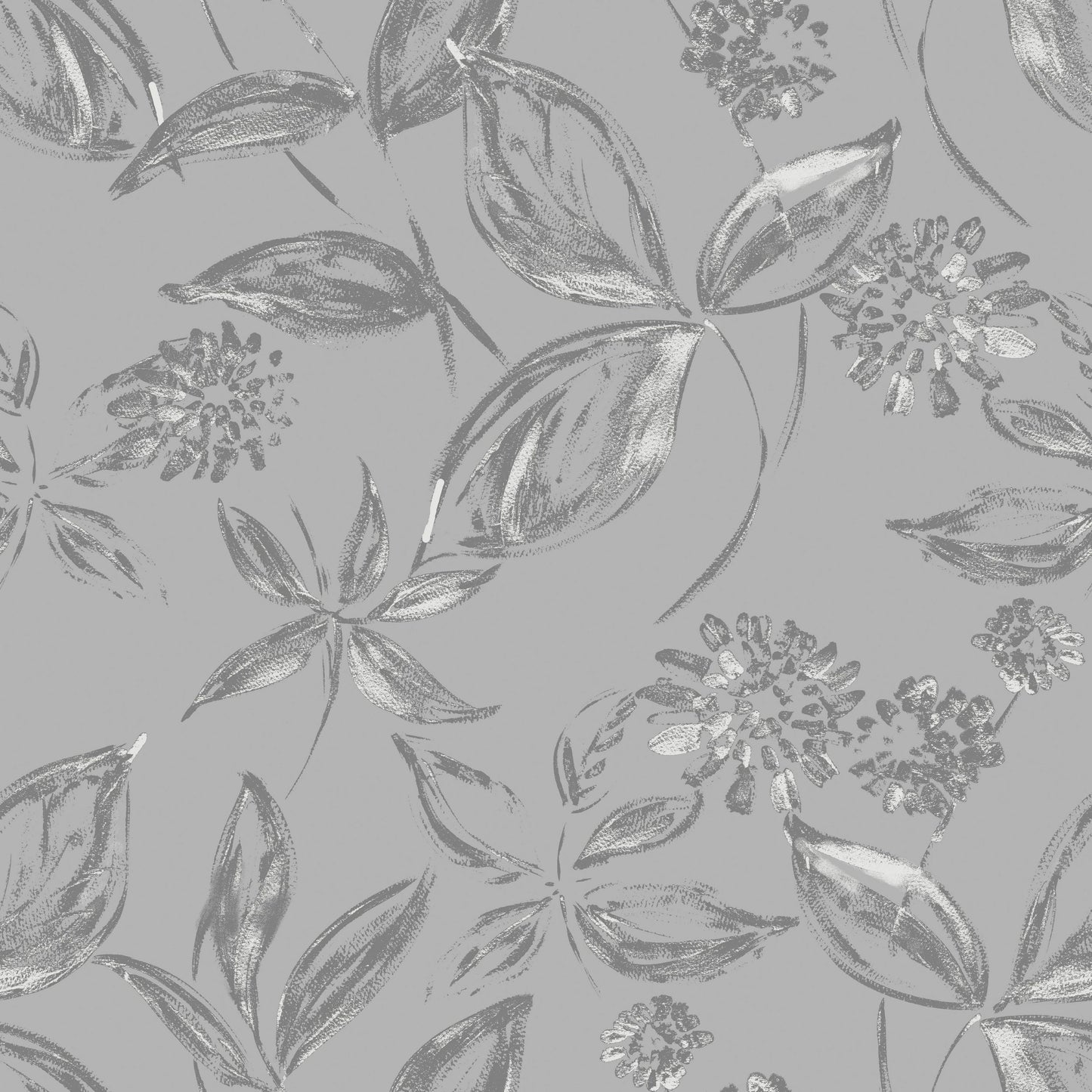 “FLOWER” Curtain gray color from DELAVITA