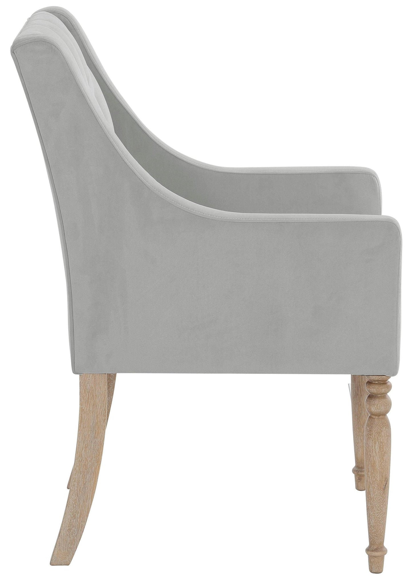 "Tide" Chair, with beautiful upholstery and solid birch wood legs by Home Affaire