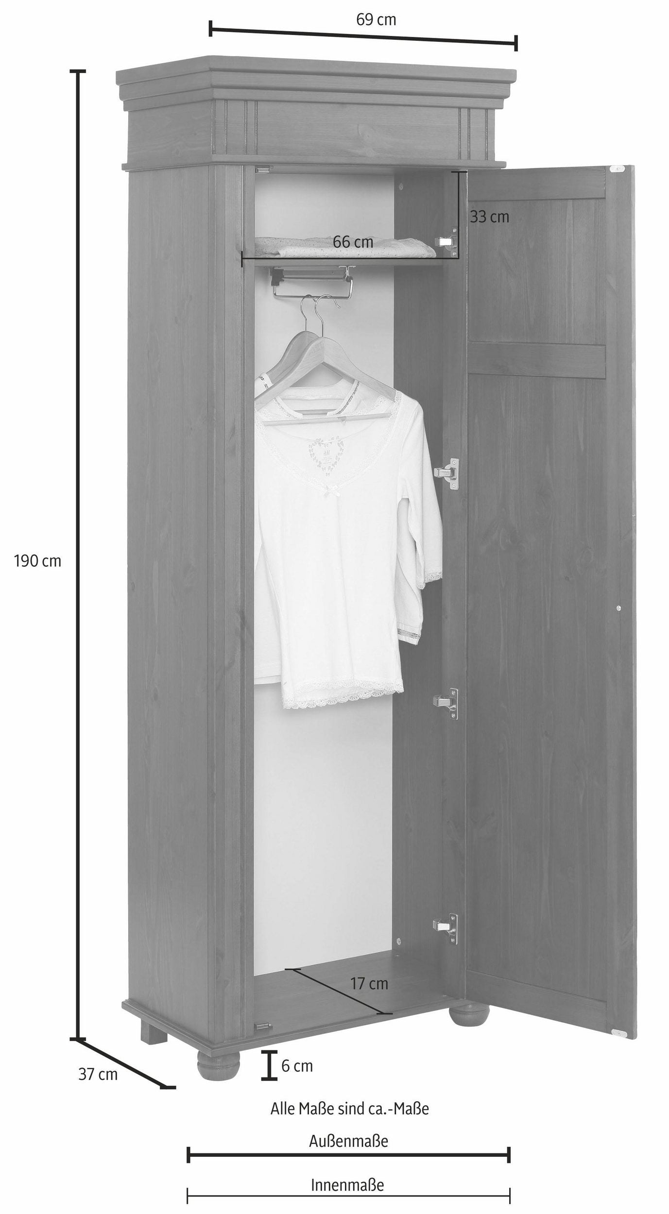 “Munich” wardrobe from Home affaire