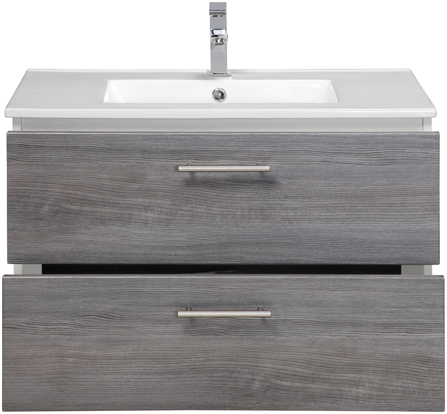 "Trento" Washbasin 80x47 cm Grey from HELD MÖBEL