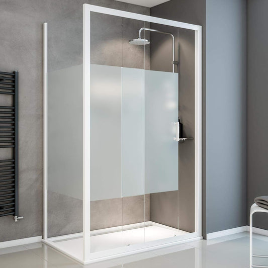 "Sunny" Sliding Door with Side Panel 120x90x190 cm from Schulte
