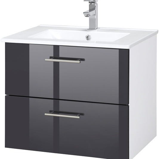 "Trento" Washbasin 60x47 cm black from HELD MÖBEL