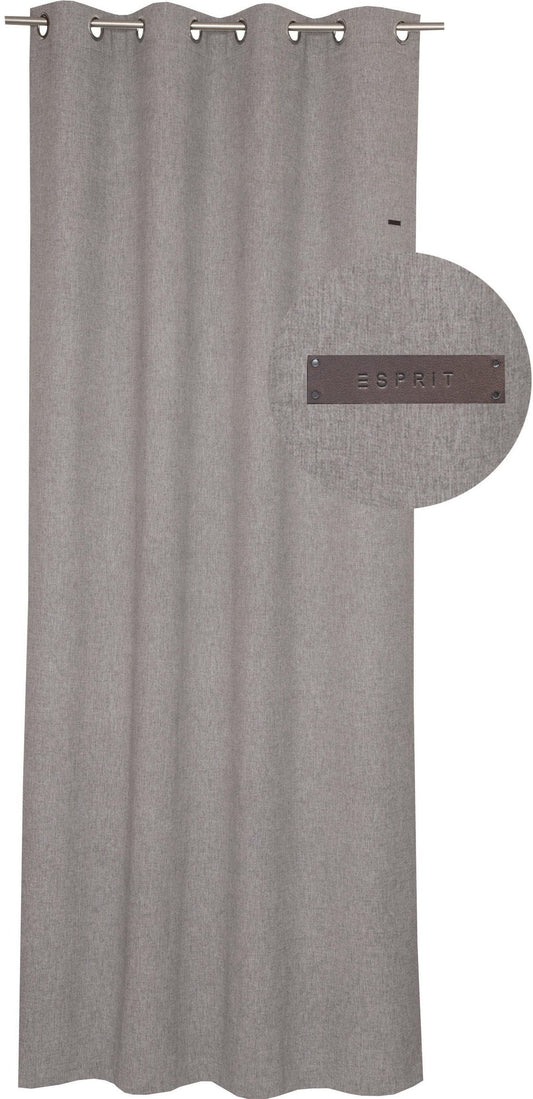 "Harp" Curtain Gray
