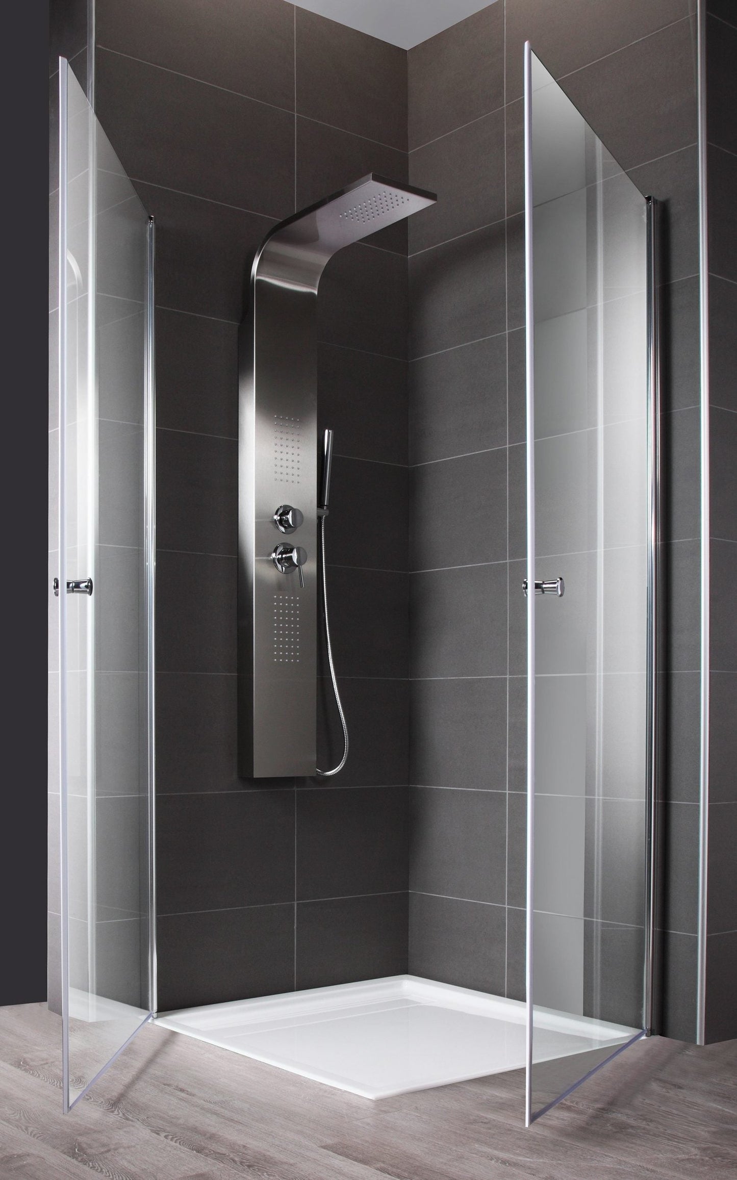 "Florence 2.2" corner shower 90x90 cm  from Welltime