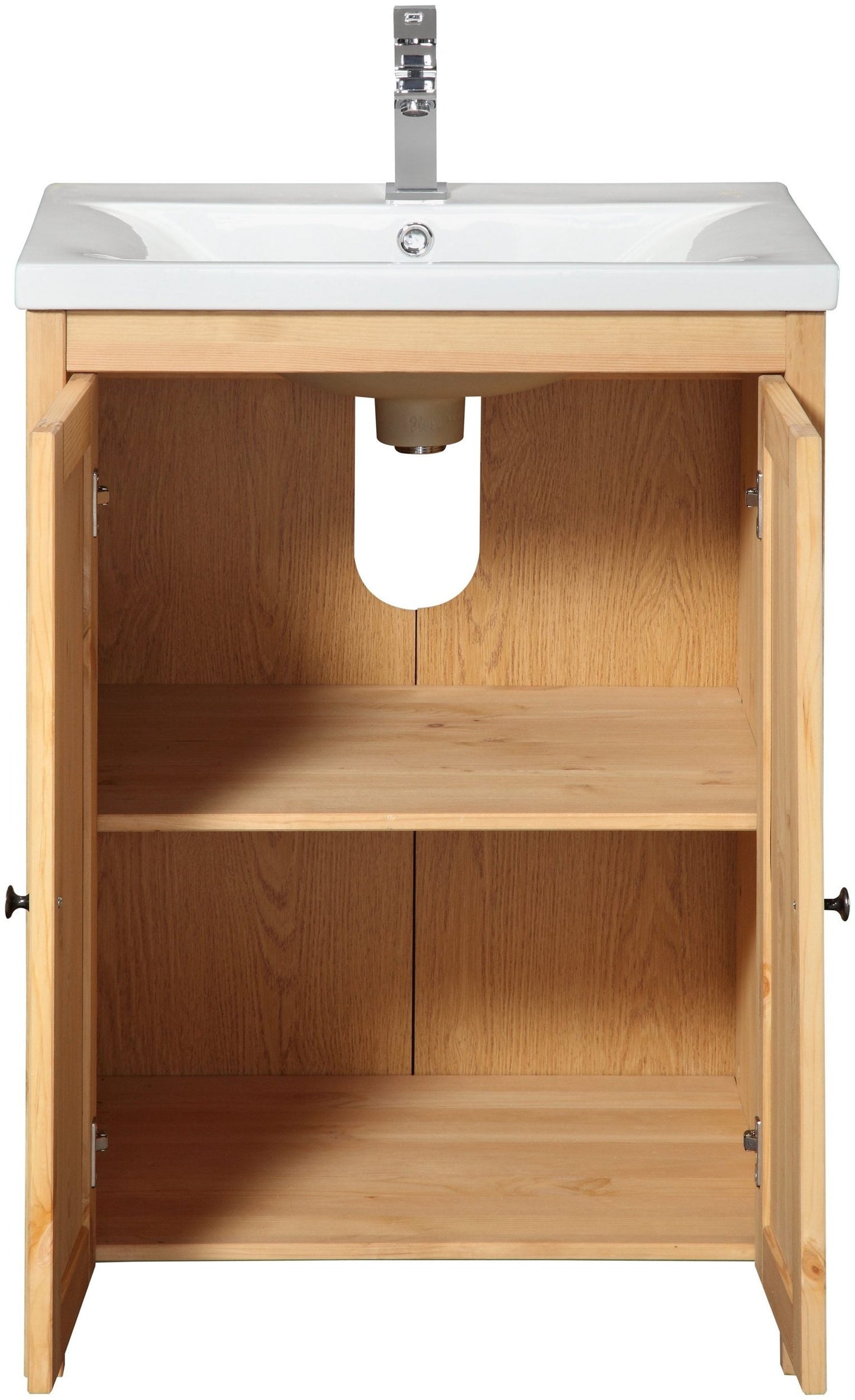 "Sylt"  Washbasin natural color from welltime, made of solid pine