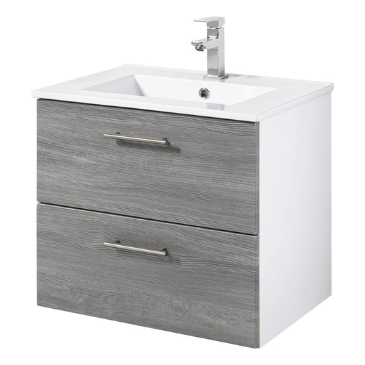 "Trento" Washbasin 60x47 cm Grey from HELD MÖBEL
