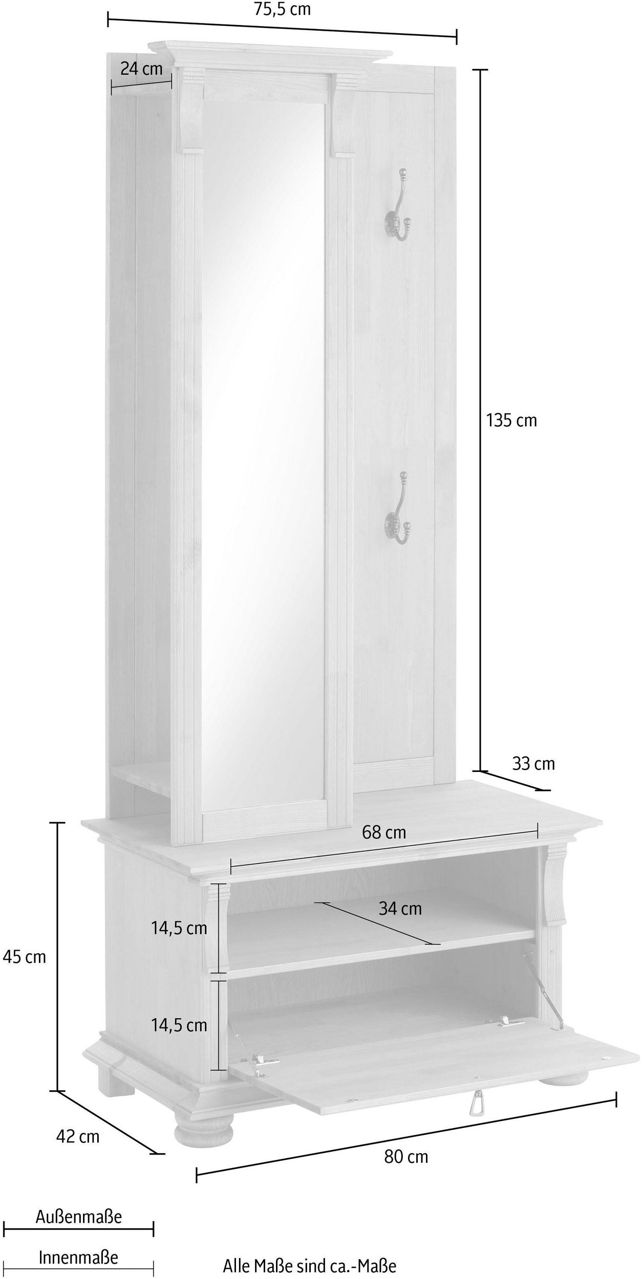 “Mitu” Wardrobe Set from Home affaire