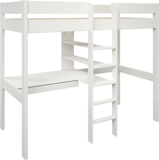 "ROBIN" Bunk Bed 90 x 200 cm with desk and shelves