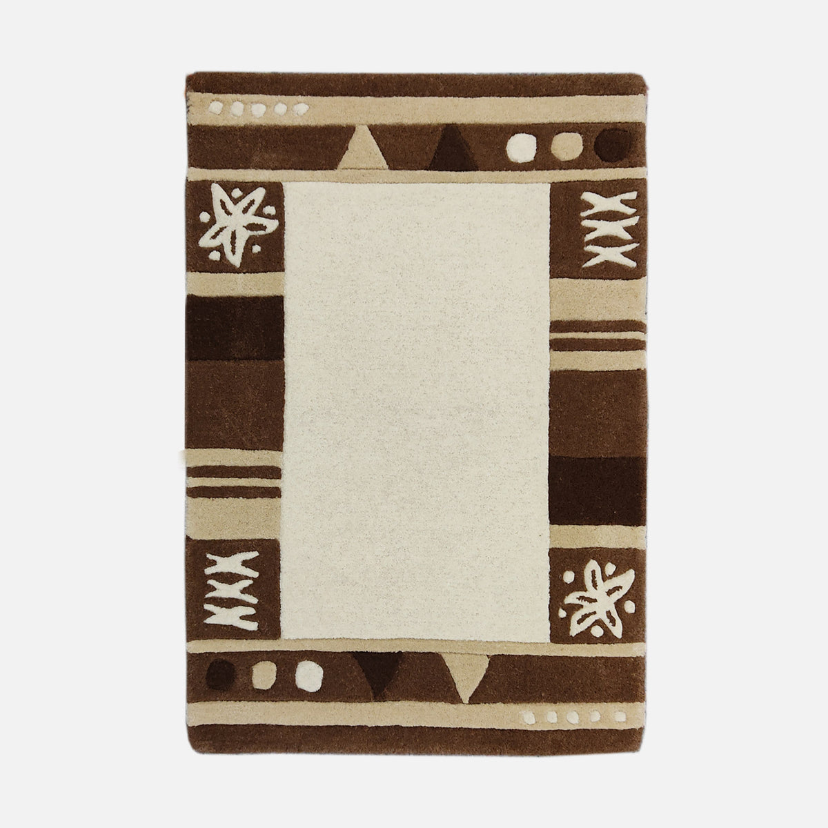 "Ambadi" Bath Mat Beige/Brown