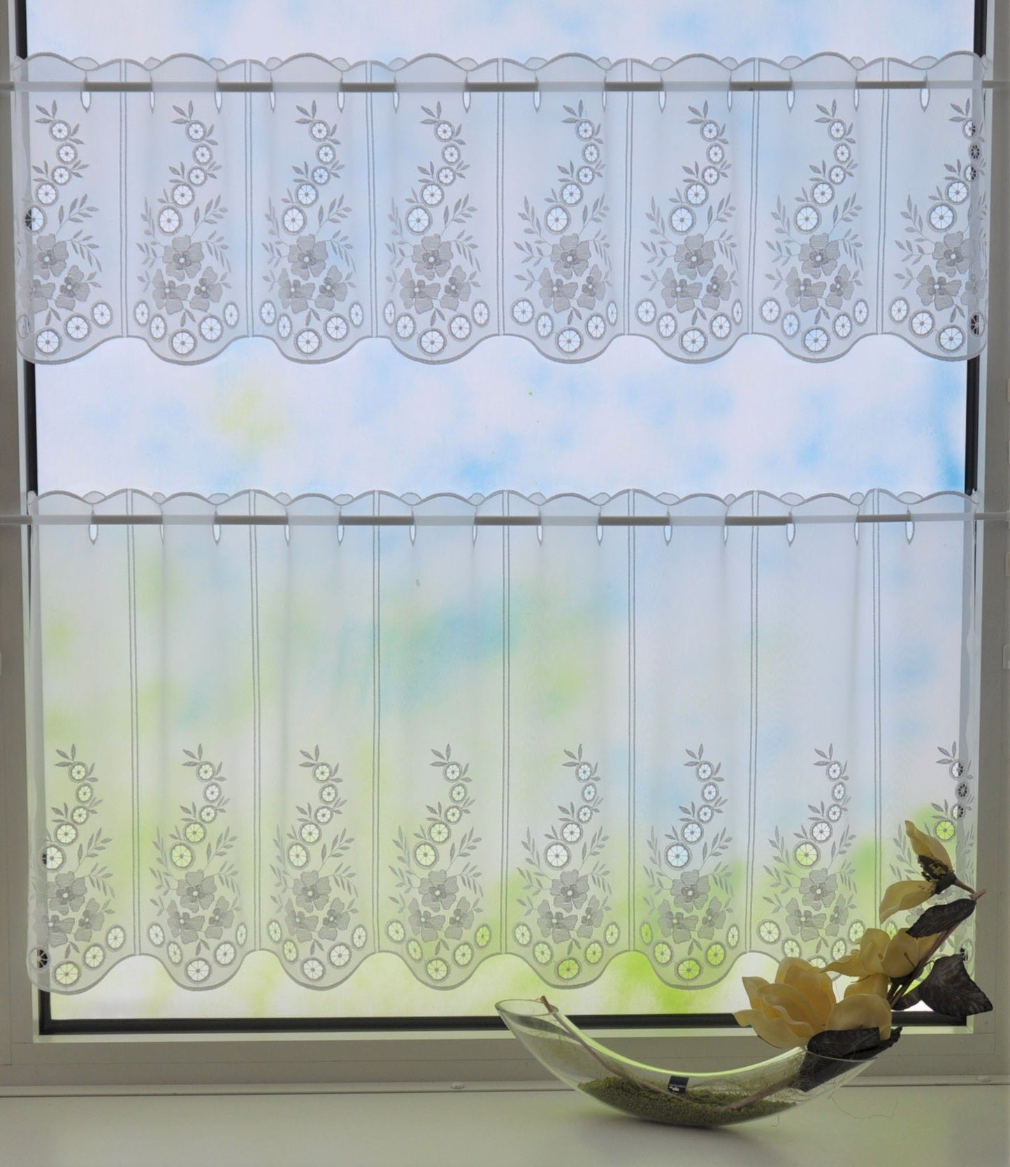 Panel Curtain Circles from Stickereien Plauen