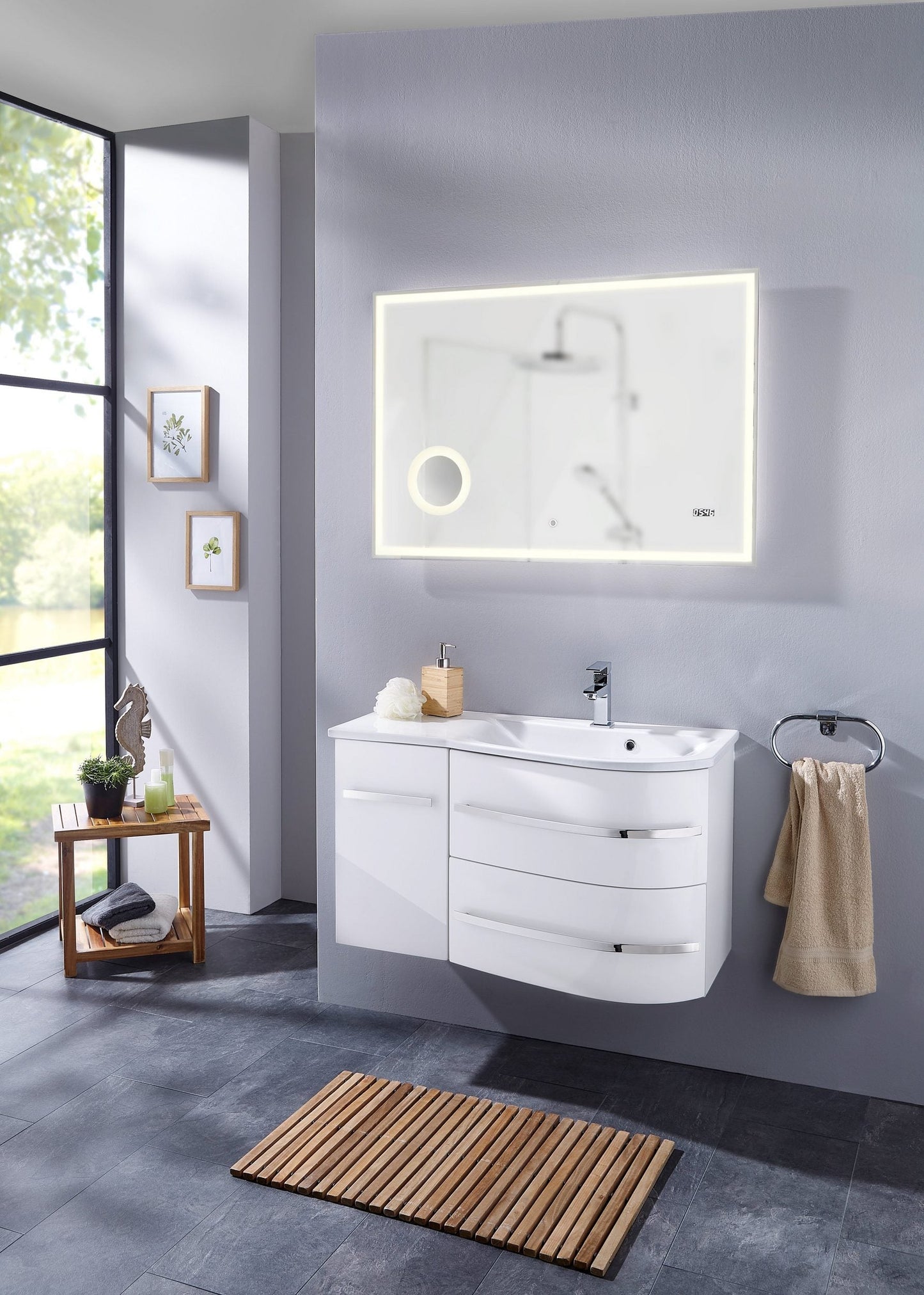 "OSLO" Washbasin Width 90 cm from Welltime