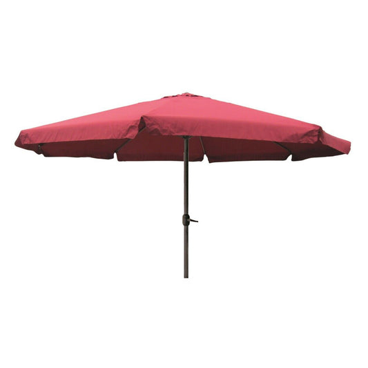 Aluminum Parasol Burgundy 400 cm