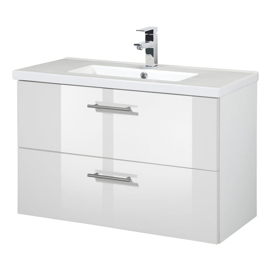 “Trento” Washbasin white 80x36 cm from HELD MÖBEL