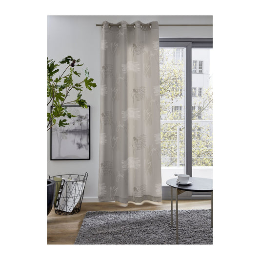 “AMSTERDAM” Curtain beige color from DELAVITA