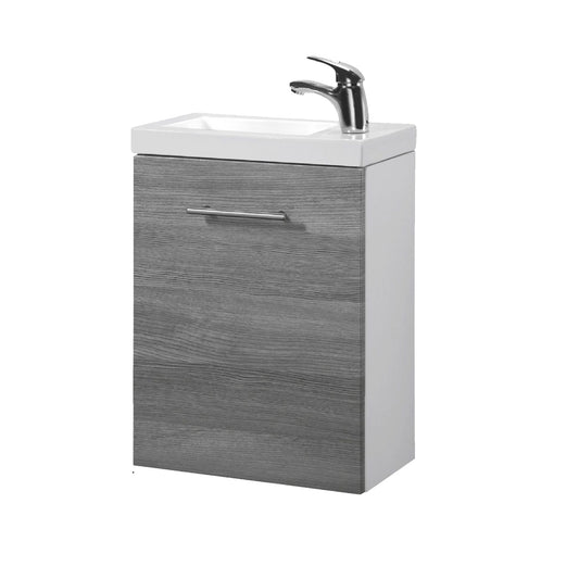 "Trento" Washbasin 40x23 cm grey from Welltime