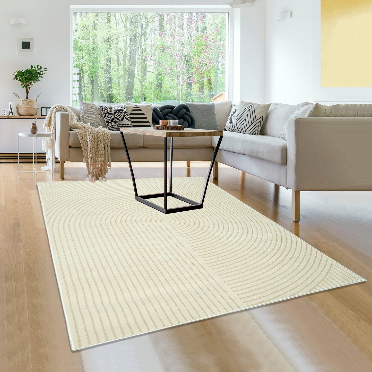 "Talea" Rug in a Zen look 290x390 cm from the LeGer Home collection