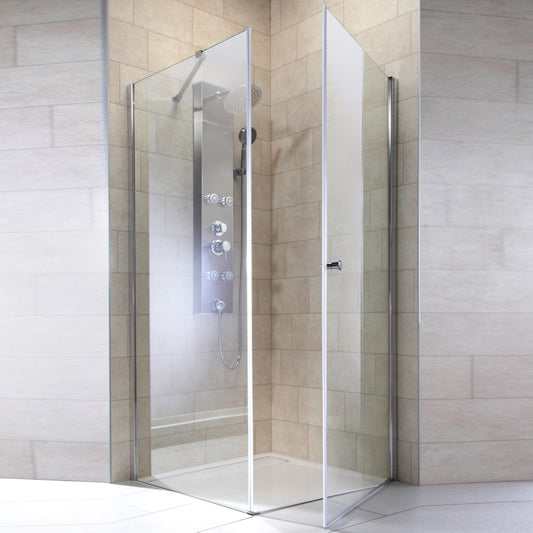 "Florence 2.1" corner shower 90x90 cm from Welltime